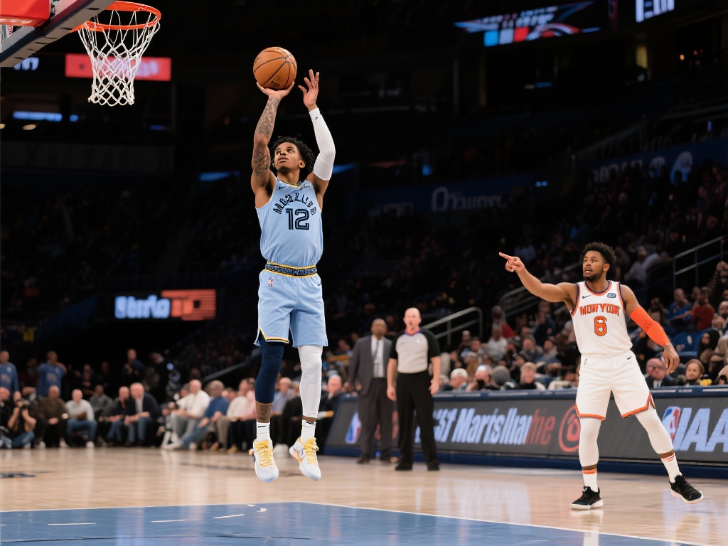 莫兰特后仰绝杀未比枪，赛后再现枪手动作