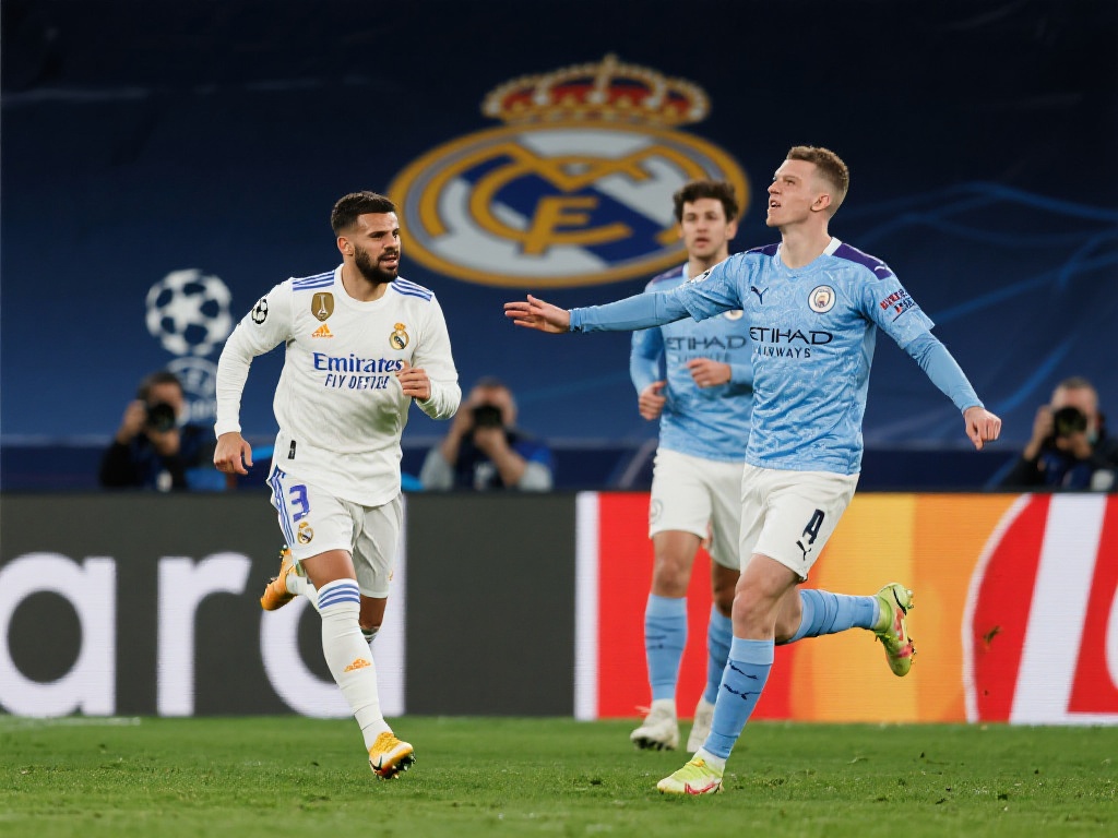 世体预测曼城战皇马首发：哈兰德对决姆巴佩