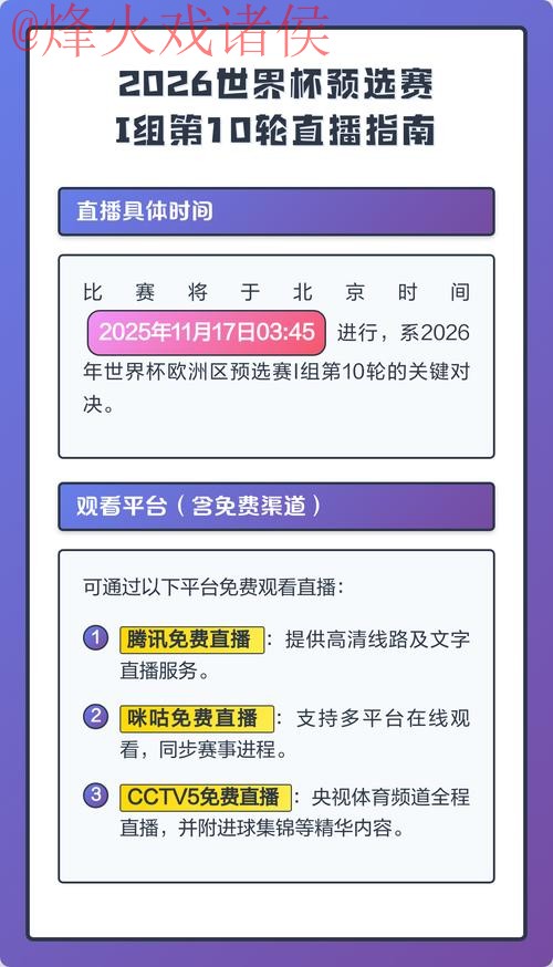 2026世界杯官方直播网站全站攻略